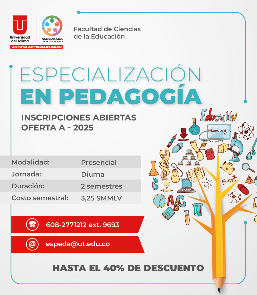 Pieza especialización en pedagogía