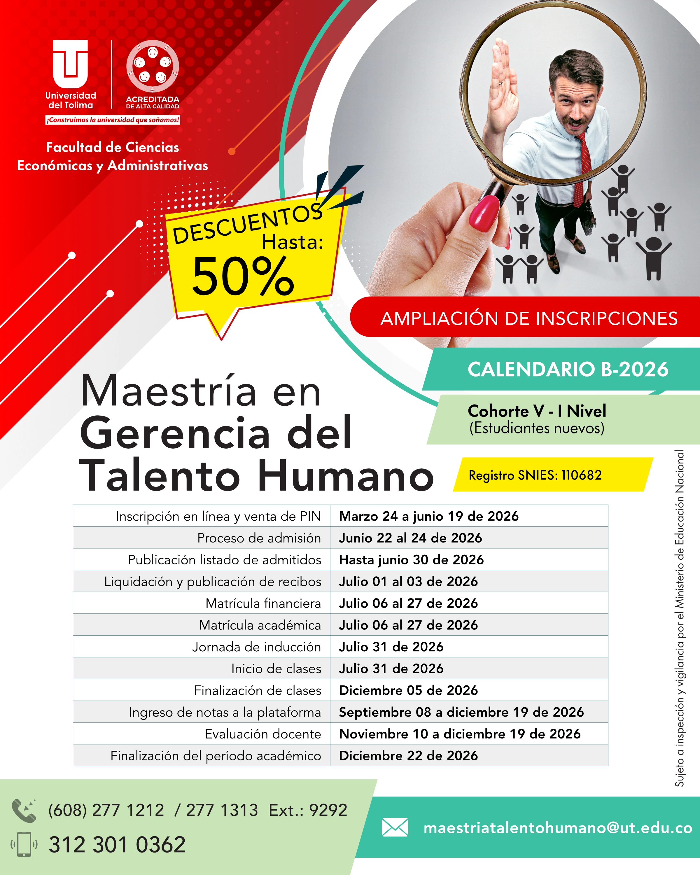 Maestría en Gerencia del Talento Humano